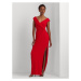 Lauren Ralph Lauren Večerné šaty 253863940013 Červená Slim Fit