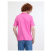 Ružové pánske tričko Calvin Klein Jeans Badge Regular Tee