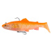 Savage gear gumová nástraha 3d trout rattle shad fs clear albino - 17 cm 90 g