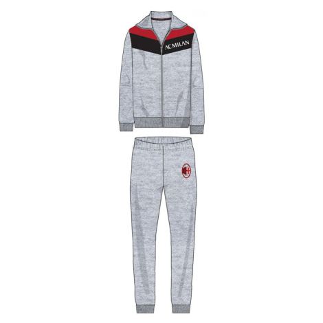 AC Milano pánske pyžamo Long grey