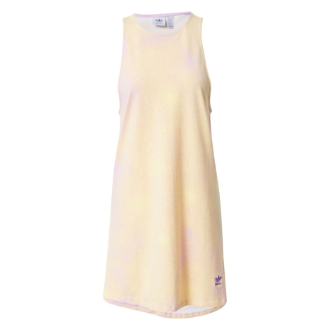 ADIDAS ORIGINALS Letné šaty 'Allover Print'  žltá / fialová