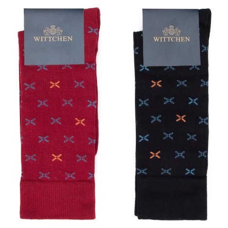2 páry pánskych ponožiek v darčekovej krabičke Wittchen