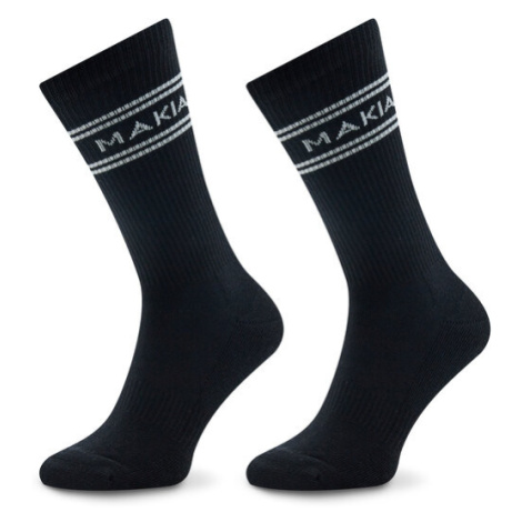 Makia Súprava 2 párov vysokých ponožiek unisex U83015 Čierna