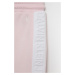 Dievčenská sukňa Calvin Klein Jeans ružová farba, mini, rovná