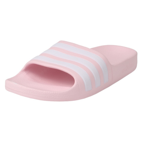 ADIDAS PERFORMANCE Plážové / kúpacie topánky 'Adilette Aqua'  ružová / biela