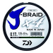 Daiwa splietaná šnúra j-braid 4 tmavo zelená 135m-priemer  0.25 mm / nosnosť 14,4 kg