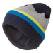 CRIVIT Dámska/pánska športová pletená čiapka (modrá/žltá)