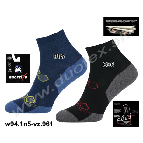 WOLA Športové ponožky w94.1n4-vz.961 G95