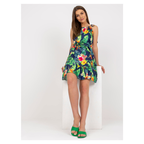 Dress-WN-SK-0806-1.63P-navy blue Rue Paris