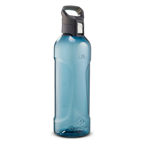 Turistická plastová fľaša MH500 s rýchlouzáverom 1,2 litra (Ecozen) modrá QUECHUA