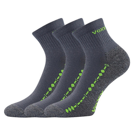 Voxx Vector Unisex ponožky s voľným lemom - 3 páry BM000000615800101466 tmavo šedá
