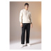 DEFACTO Relax Fit Straight Leg Trousers