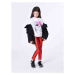 Karl Lagerfeld Kids Bavlnené nohavice Z14219 S Červená Skinny Fit