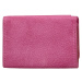 Dámska kožená slim peňaženka Lagen Mellby - ružová
