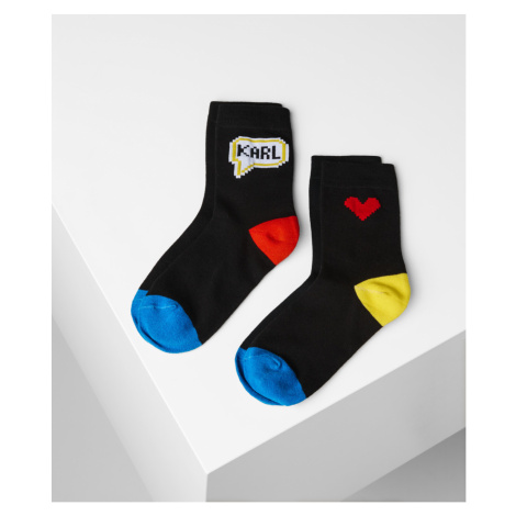 Ponožky Karl Lagerfeld Karl Pixel Socks 2-Pack