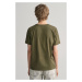 TRIČKO GANT SHIELD SS T-SHIRT JUNIPER GREEN