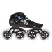 Kolečkové brusle Powerslide Accel Race Black 100, 39, 4x, 100