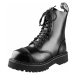 topánky kožené GRINDERS BULLDOG CS BLACK Čierna