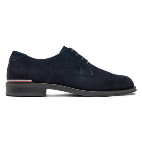 Tommy Hilfiger Poltopánky Core Rwb Hilfiger Suede Shoe FM0FM04868 Tmavomodrá