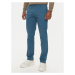 Sisley Chino nohavice 4AIHSF021 Modrá Slim Fit