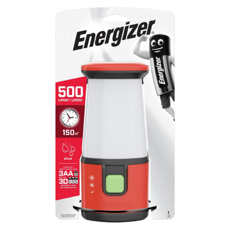 LED svietidlo Energizer LED lucerna 500 lm Farba: červená/čierna
