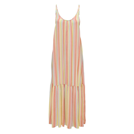 ONLY Letné šaty 'Kimmy'  svetlomodrá / svetložltá / ružová / biela