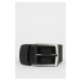 DEFACTO Men's Rectangular Buckle Faux Leather Belt