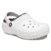 Crocs CLASSIC LINED CLOG K Unisex nazúvacia obuv, biela, veľkosť 30/31