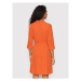Rinascimento Každodenné šaty CFC0107736003 Oranžová Regular Fit