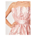 Pinko Koktejlové šaty Vinegar 20201 PBK2 1B14AH Y669 Ružová Regular Fit