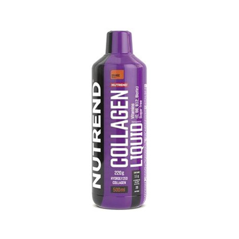 Nutrend Collagen Liquid 500 ml, pomaranč