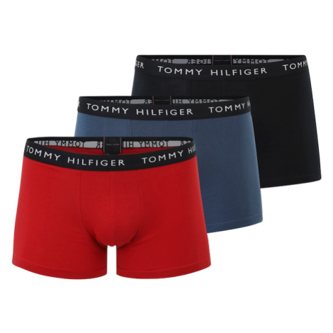 Tommy Hilfiger Underwear Boxerky 'Essential'  modrosivá / červená / čierna / biela