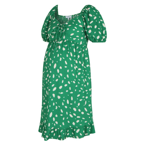 Dorothy Perkins Maternity Šaty  zelená / biela