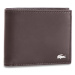 Lacoste Veľká pánska peňaženka Large Billfold & Coin NH1112FG Hnedá