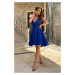 Modré krátke šaty Thalia