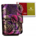 Peterson Vzorovaná dámska peňaženka - ružová Y128 425214-MD