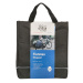 Praktická taška na bicykel Dutch cycle bags classic na zips - šedá