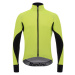 SANTINI Cyklistická vetruodolná bunda - BETA RAIN - čierna/žltá