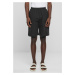 Men's Wide Crepe Shorts - Black