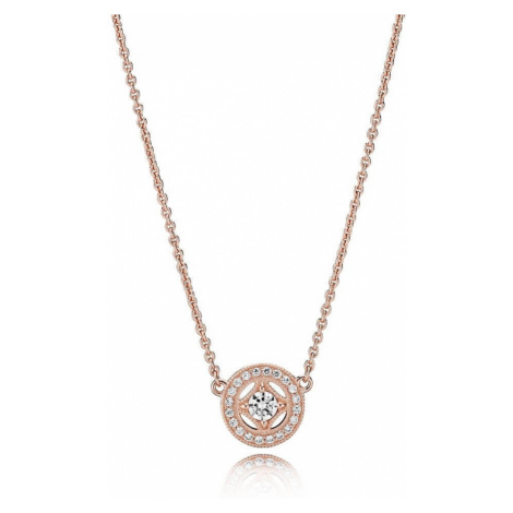 Pandora Luxusné bronzový náhrdelník 380523CZ-45