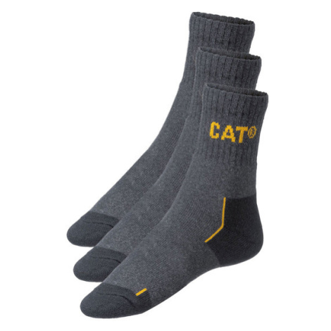 Caterpillar Pánske pracovné ponožky z biobavlny (antracitová)