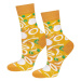 Unisex ponožky Soxo Cibuľová polievka - v plechovke Žltá