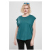 Women's T-shirt Basic Shaped Teal