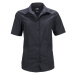 James & Nicholson Dámska košeľa s krátkym rukávom JN643 - Čierna