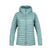 Women's down jacket Hannah MANTIS HOODY wasabi/asphalt