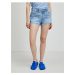 Light Blue Denim Shorts with Tattered Effect ONLY Pacy - Ladies