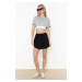 Trendyol Short Stretchy Knitted Shorts with Black Shorts &amp; Bermuda