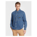 Calvin Klein Jeans džínsová košeľa J30J322389 Modrá Relaxed Fit