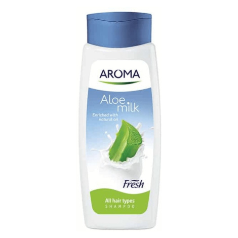 Šampón pre všetky typy vlasov Aloe mlieko Aroma 400 ml