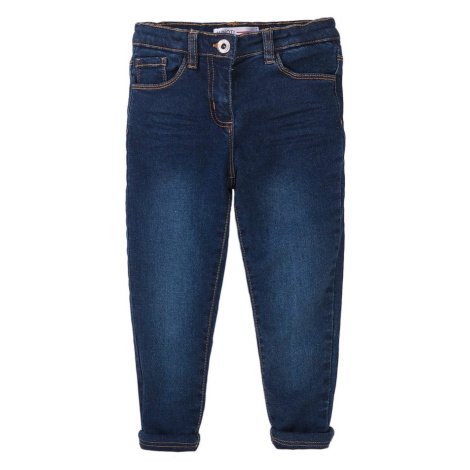 Dievčenské džínsové nohavice s podšívkou a elastanom, Minoti, 8GLNJEAN 2, modrá - | 2/3let